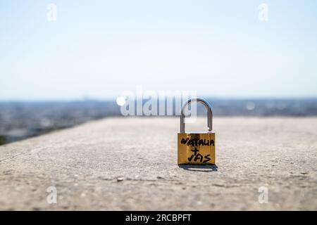 Wunderschöne Aufnahmen während meiner Reise nach Frankreich Stockfoto