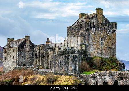 Aufnahmen von der Burg, die während meiner Reise nach Schottland aufgenommen wurden Stockfoto