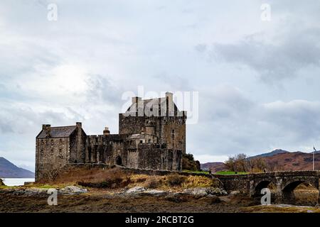 Aufnahmen von der Burg, die während meiner Reise nach Schottland aufgenommen wurden Stockfoto