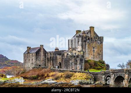 Aufnahmen von der Burg, die während meiner Reise nach Schottland aufgenommen wurden Stockfoto