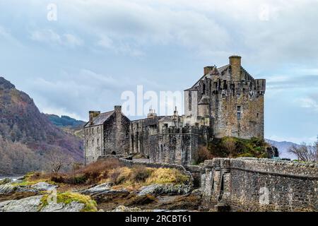 Aufnahmen von der Burg, die während meiner Reise nach Schottland aufgenommen wurden Stockfoto