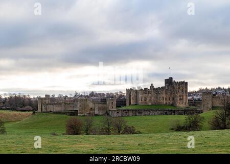 Wunderschöne Aufnahmen des Schlosses, aufgenommen in Schottland Stockfoto