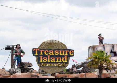 Fantastische Aufnahmen aus Blackpool Stockfoto