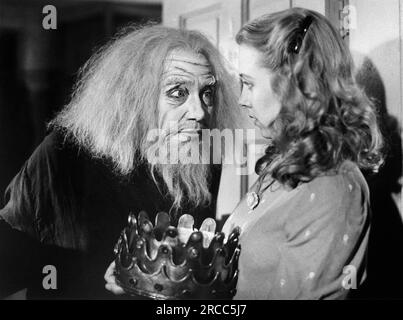 Albert Finney, Cathryn Harrison, Drehort des Films, "The Dresser", Columbia Pictures, 1983 Stockfoto