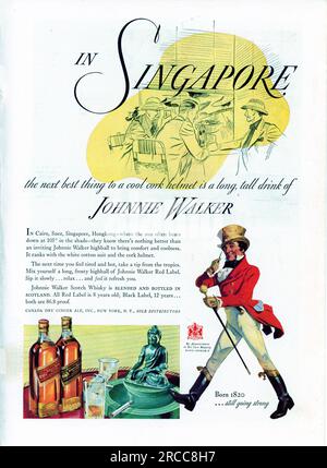 Vintage Time Magazine, 24. August 1936 Ausgabe Werbung, USA Stockfoto
