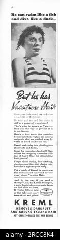 Vintage Time Magazine, 24. August 1936 Ausgabe Werbung, USA Stockfoto