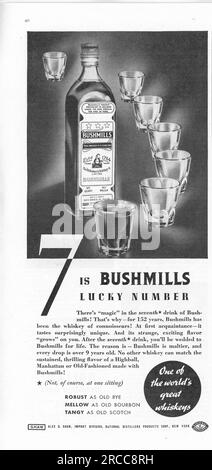 Vintage Time Magazine, 24. August 1936 Ausgabe Werbung, USA Stockfoto