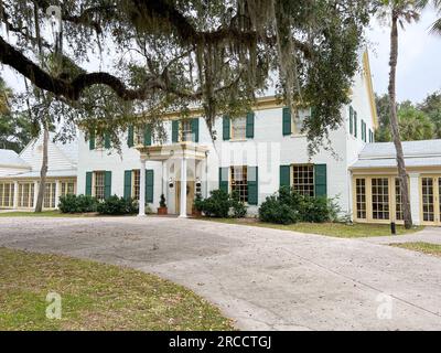 Jacksonville, Florida, USA - 27. Oktober 2022: Der Ribault Club im Timucuan Ecological National Park in Jacksonville, Florida, USA. Stockfoto