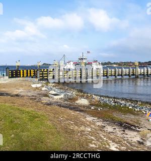 Jacksonville, Florida, USA - 27. Oktober 2022: The St. Johns River Ferry bei Jacksonville, Florida. Stockfoto