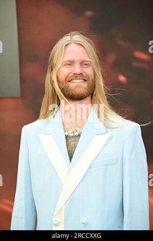 London, Großbritannien. 13. Juli 2023. Sam Ryder besucht die Premiere von Oppenheimer - UK bei ODEON Luxe, Leicester Square, London, Großbritannien. Kredit: Siehe Li/Picture Capital/Alamy Live News Stockfoto