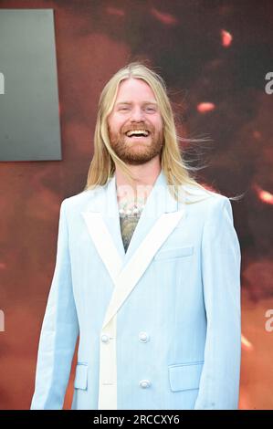 London, Großbritannien. 13. Juli 2023. Sam Ryder besucht die Premiere von Oppenheimer - UK bei ODEON Luxe, Leicester Square, London, Großbritannien. Kredit: Siehe Li/Picture Capital/Alamy Live News Stockfoto