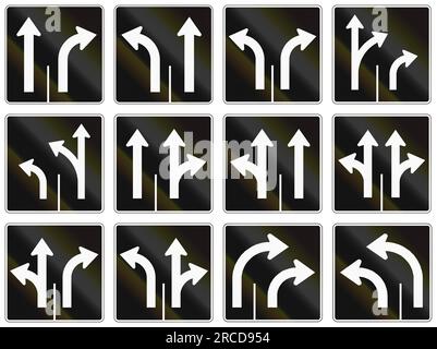 Zwei Spuren In Kanada. Stockfoto