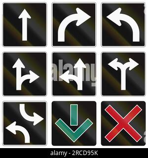 Gerade Spur In Kanada. Stockfoto