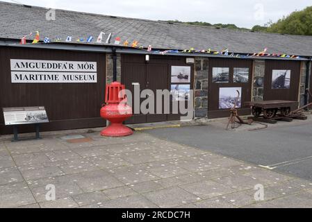 Das Maritime Museum im Hafen, Porthmadog, Wales Stockfoto