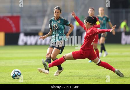 Offenbach, Deutschland. 24. Juni 2023. firo : 24.06.2023 Fußballspiel DFB Frauen Landesspiel Deutschland - Vietnam Duelle GER Sara Doorsoun Kredit: dpa/Alamy Live News Stockfoto