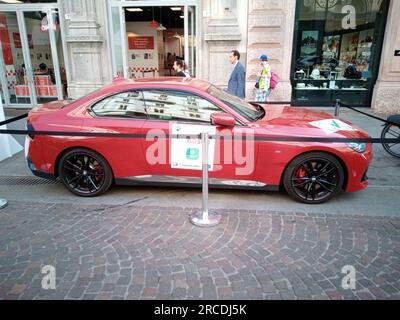 Ein BMW-Auto auf der „MIMO - Milano Monza Motor Show“, Italien, 2022. Stockfoto