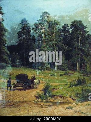 Polesye 1883 von Ivan Shishkin Stockfoto