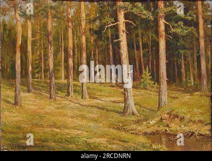 Pinienwald von Ivan Shishkin Stockfoto