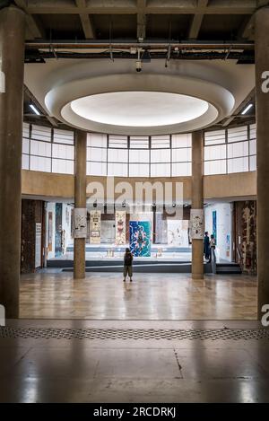 Palais de Tokyo, ein Ausstellungsraum für moderne und zeitgenössische Kunst, Paris, Frankreich Stockfoto