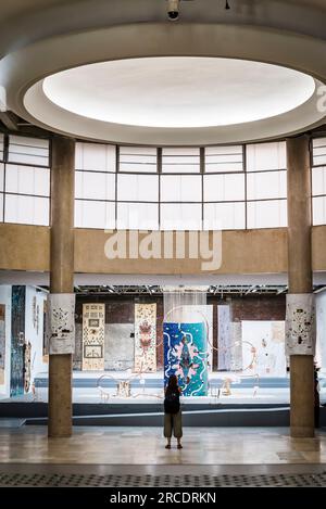 Palais de Tokyo, ein Ausstellungsraum für moderne und zeitgenössische Kunst, Paris, Frankreich Stockfoto