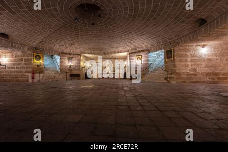 Krypta in der Kathedrale von Cadiz - Cadiz, Andalusien, Spanien Stockfoto