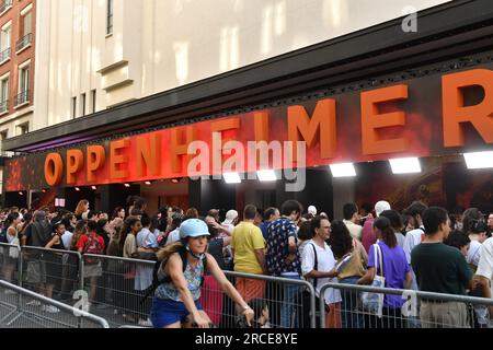 "Oppenheimer" Premiere Im Cinema Le Grand Rex Stockfoto