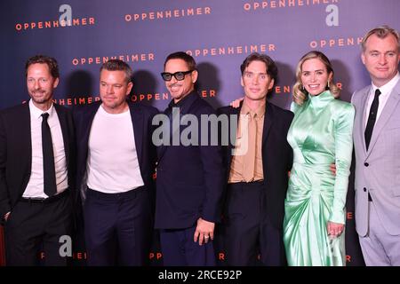 "Oppenheimer" Premiere Im Cinema Le Grand Rex Stockfoto
