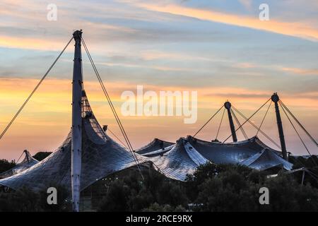 Olympiapark, München. Deutschland Stockfoto