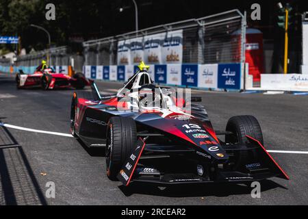 13 YE Yifei (chn), TAG HAUER Porsche Formula E Team, Porsche 99X Electric, Action beim Hankook Rome ePrix 2023, 10. Tagung der ABB FIA Formel E Weltmeisterschaft 2022-23, auf dem Circuit Cittadino dell'EUR vom 14. Bis 16. Juli 2023 in Rom, Italien - Foto Germain Hazard/DPPI Gutschrift: DPPI Media/Alamy Live News Stockfoto