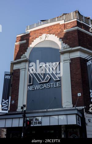 Newcastle UK: Juni 2023: Außenansicht des NX-Musikclubs im Stadtzentrum von Newcastle. Früher die O2. Akademie Stockfoto