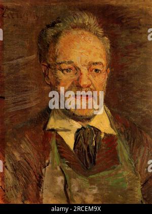 Porträt von Père Tanguy c.1887; Paris, Frankreich, von Vincent van Gogh Stockfoto