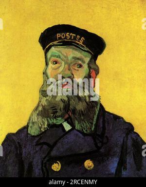 Porträt des Postmanns Joseph Roulin 1888; Arles-sur-Tech, Frankreich, von Vincent van Gogh Stockfoto