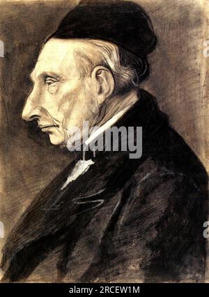 Porträt von Vincent van Gogh, dem Großvater des Künstlers 1881; Niederlande von Vincent van Gogh Stockfoto