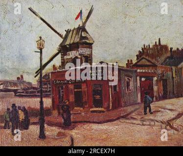 Moulin de la Galette 1886; Paris, Frankreich, von Vincent van Gogh Stockfoto