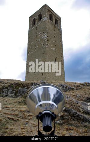 Il campanile del duomo di San Leo Stockfoto