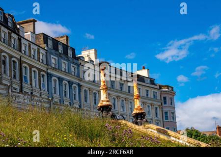 Fantastische Aufnahmen, die im Sommer in Margate aufgenommen wurden Stockfoto