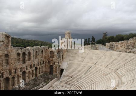 Blick von der Akropolis, Griechenland Stockfoto