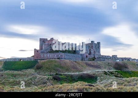 Wunderschöne Aufnahmen aus Bamburgh Castle Stockfoto