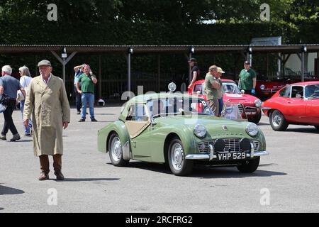 Triumph TR3A (1957), Mike Hawthorn Memorial Track Day, Goodwood, Sussex, England, Großbritannien, Großbritannien, Europa Stockfoto