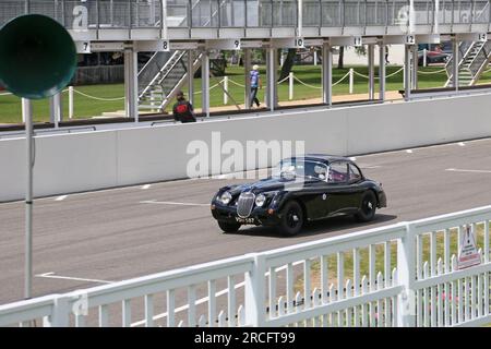 Jaguar XK150 3,4 Coupé (1957), Mike Hawthorn Memorial Track Day, Goodwood, Sussex, England, Großbritannien, Großbritannien, Europa Stockfoto