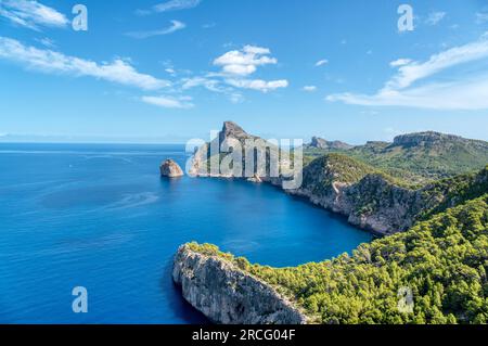 Mirador Es Colomer auf der Halbinsel Formentor - Mallorca, Spanien Stockfoto