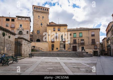 Plaza Medina del Campo Square - Segovia, Spanien Stockfoto