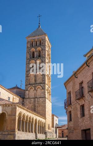 Kirche San Esteban - Segovia, Spanien Stockfoto