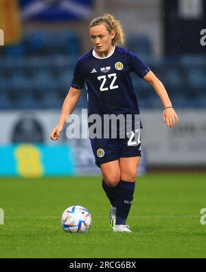 14. Juli 2023; Dens Park, Dundee, Schottland: International Football Womens Friendly, Scotland versus Northern Ireland; Erin Cuthbert aus Schottland Stockfoto