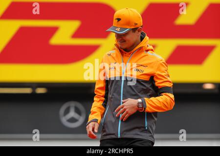 Spielberg, Österreich. Juli 2. 2023. Formel 1: Rolex-Grand-Prix auf dem Red Bull Ring, Österreich. Abbildung: Lando Norris (GBR) vom McLaren F1 Team © Piotr Zajac/Alamy Live News Stockfoto