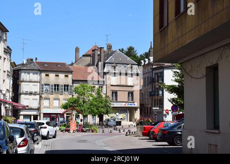 In einer französischen Altstadt Stockfoto