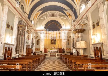 Lucca, Juli 13. 2023: Kirche San Leonardo Stockfoto