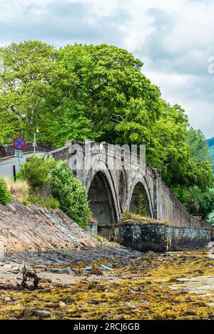 Aray Bridge in Inveraray, Loch Fyne, Argyll, Schottland, Großbritannien Stockfoto