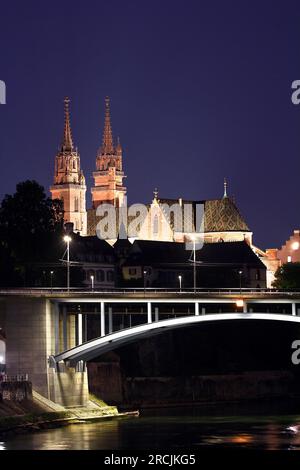 Basler Münster, Basler Münster, Basler Dom, Basel-Stadt, Schweiz, Basel, Basel-Stadt, Schweiz Stockfoto