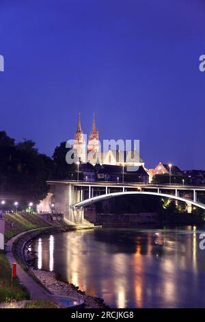 Basler Münster, Basler Münster, Basler Dom, Basel-Stadt, Schweiz, Basel, Basel-Stadt, Schweiz Stockfoto